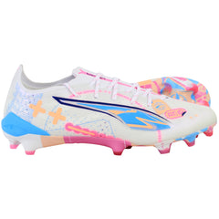 Puma Ultra 5 Ultimate FG Mens White Football Boots