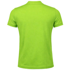 Asics Logo Mens Green Polo Shirt