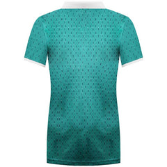 Asics Motion Dry Club Womens Green Tennis Polo Top