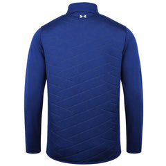Under Armour ColdGear Reactor Hybrid Mens Blue Golf Top