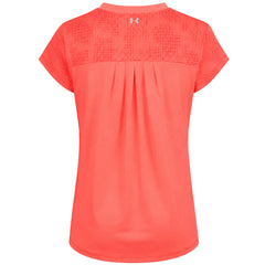 Under Armour Threadborne Print Womens Orange T-Shirt