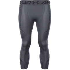 Under Armour Mesh Panel Mens Grey Cropped Leggings