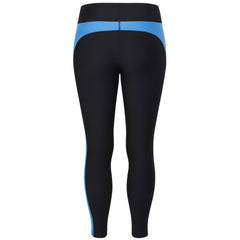 Under Armour HeatGear Womens Black/Blue Capri Leggings
