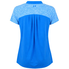 Under Armour Threadborne Edge Womens Blue Polo Shirt
