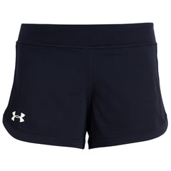 Under Armour Stretch Speedpocket 2in1 Womens Black Running Shorts
