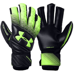 Under Armour Magentico Pro Mens Black/Green Goalkeeper Gloves