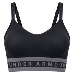 Under Armour Seamless Solid Womens Black Sports Bra