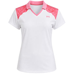 Under Armour Zinger Blocked Womens White Polo Shirt
