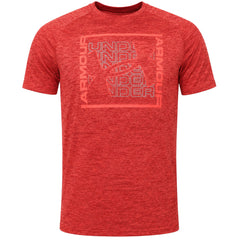 Under Armour Tech Graphic Mens Red T-Shirt