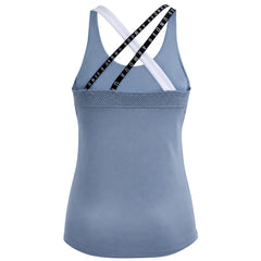 Under Armour HeatGear Double Strap Womens Blue Vest