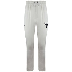 Under Armour Project Rock Terry Mens Beige Track Pants