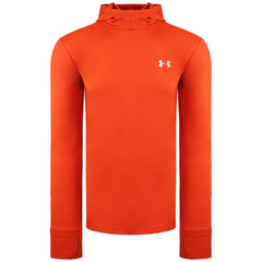Under Armour ColdGear Mens Orange Running Hoodie