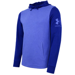 Under Armour Rival Terry Colorblock HD Mens Blue Hoodie