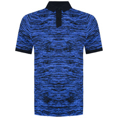 Under Armour Iso-Chill ABE Twist Mens Blue/Black Polo Shirt