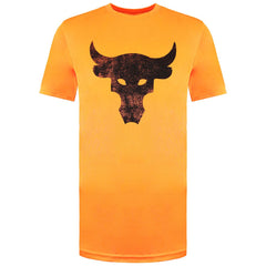 Under Armour Project Rock Brahma Kids Orange T-Shirt