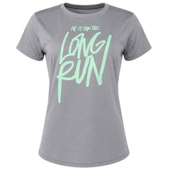 Under Armour Run Graphic Womens Grey T-Shirt