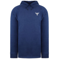 Under Armour Project Rock Charged Mens Blue Hoodie