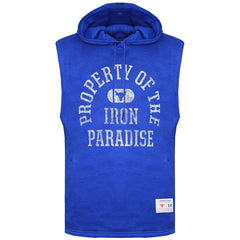 Under Armour Project Rock Mens Blue Hooded Vest