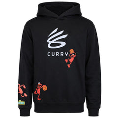 Under Armour Curry Elmo Logo Kids Black Hoodie