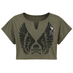 Under Armour x Project Rock Wings Womens Green T-Shirt