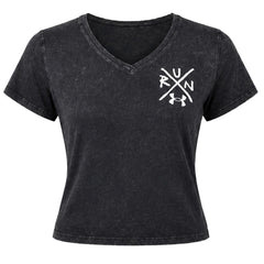 Under Armour Destroy All Miles Womens Black T-Shirt