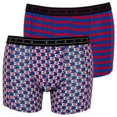 Scotch & Soda 2-Pack Geo Mens Printed Boxer Shorts