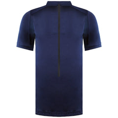 Asics Stade Francais Paris Short Sleeve Mens Navy Rugby Shirt