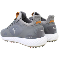 Puma Power Adapt Mens Grey Golf Shoes