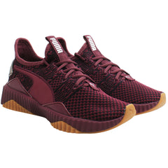 Puma Defy Luxe Womens Burgundy Trainers