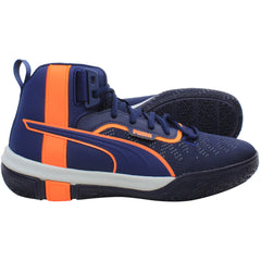 Puma Legacy MM Mens Navy Basketball Shoes