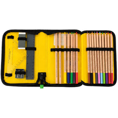 Lego Ninjago Kids Black/Green Pencil Case with Content