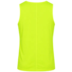 Asics Core Logo Mens Yellow Singlet Vest