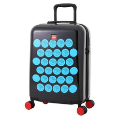 Lego 40L ColourBox Brick Dots Black/Blue Cabin Suitcase