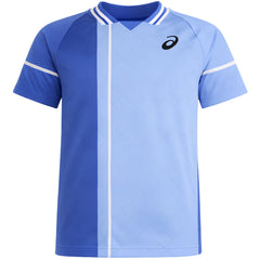 Asics Match Actibreeze Mens Blue Tennis Top