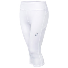 Asics Logo Womens White 3/4 Tennis Leggings