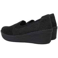 Clarks Step Rose Moon Womens Black Shoes