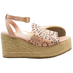 Ted Baker Pinky Laser Cut Womens Pink Wedges