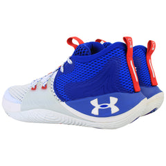 Under Armour Embiid 1 Mens White/Blue Trainers