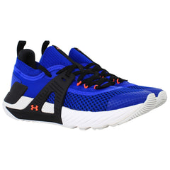 Under Armour x Project Rock 4 Kids Blue Running Shoes