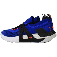 Under Armour x Project Rock 4 Kids Blue Running Shoes