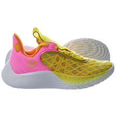 Under Armour Curry Flow 9 Sesame Street Kids Yellow Trainers