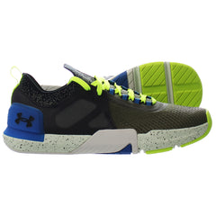 Under Armour TriBase Reign 4 Pro Mens Green Running Shoes
