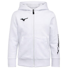 Mizuno Terry FZ Kids White Track Jacket