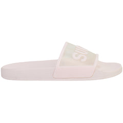 Superga Clear Indentity Womens Pink Sliders
