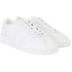 Superga Club S Vegan Kids White Trainers
