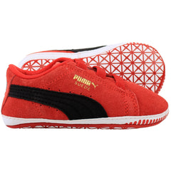 Puma Suede Crib Kids Red Trainers