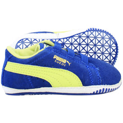 Puma Suede Crib Kids Blue Trainers
