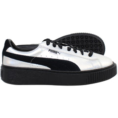 Puma Basket Platform Explosive Womens Metallic Trainers