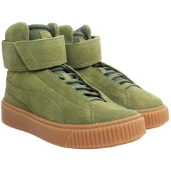 Puma Platform Mid OW Womens Green Trainers