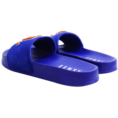 Puma x Rihanna Fenty FU Womens Blue Sliders